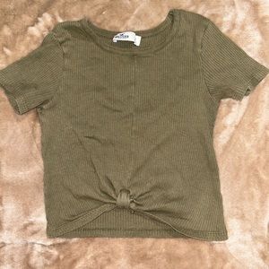 Hollister Ribbed Crop Top Size XS
